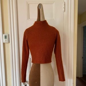 Fuzzy Cropped Sweater